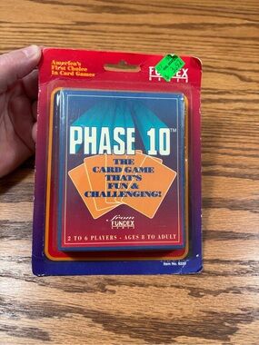 Vintage FUNDEX Games Phase 10 Cards Toy 1992 New Old Stock Walmart USA